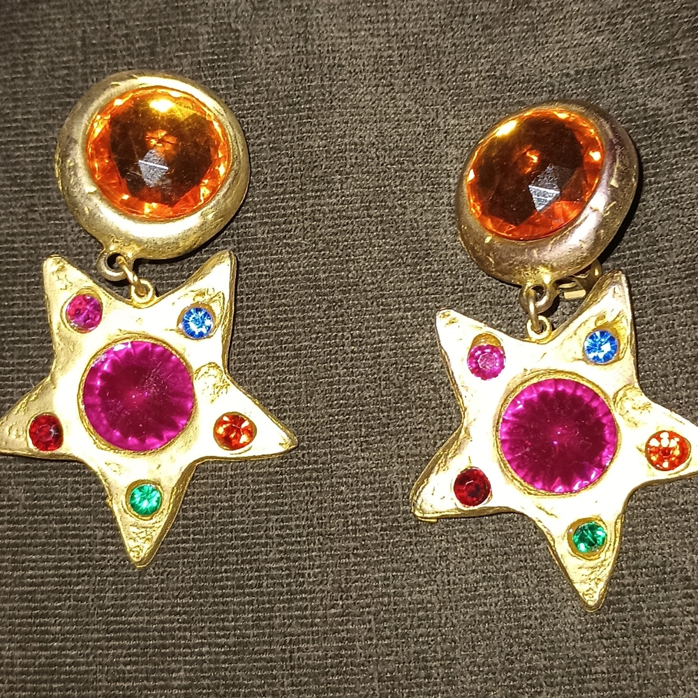 Vintage DON LIN earrings
